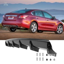 Rear Lip Bumper Valance Diffuser Spoiler 6fins Carbin Fiber For Nissan Altima Sv Rear Lip Bumper Valance Diffuser Spoiler 6fins Carbin Fiber For Nissan Altima Sv