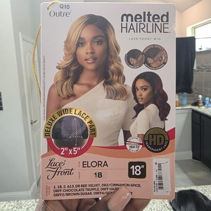 OUTRE Melted Hairline - Elora - Lace Front 18in WIG - Color #1B
