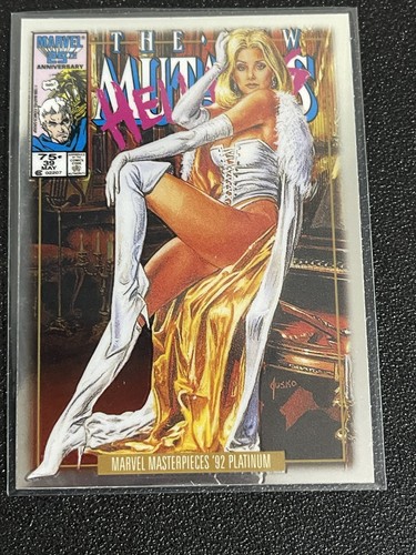 2024 Marvel Masterpieces '92 Platinum Variant Covers Insert #95-V White Queen - Picture 1 of 2