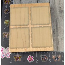 Hero Arts Square Of Four Backgrounds H2047 Rubber Stamp Wood F4