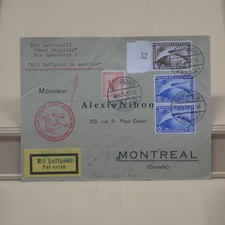 LUFTSCHIFF GRAF ZEPPELIN SÜDAMERIKAFAHRT 1930 nach Kanada Lakehur Pan-Am Flight