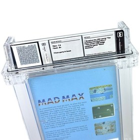 New NES Mad Max WATA 7.5 Factory Sealed Graded Video Game 3-Screw Mindscape