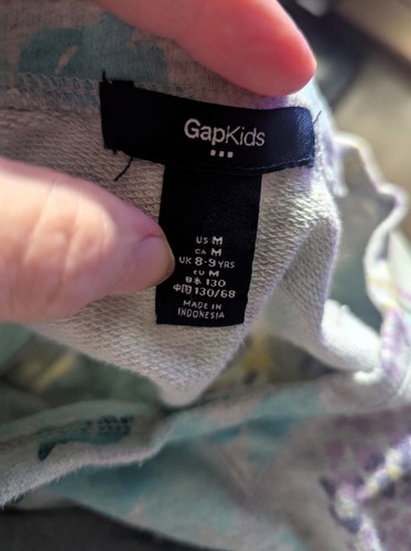 ๐บ Gap Kids Short Sleeve Nightgown โ Size Medium (6โ7) โ Tropical Floral โ Soft - Picture 5 of 8