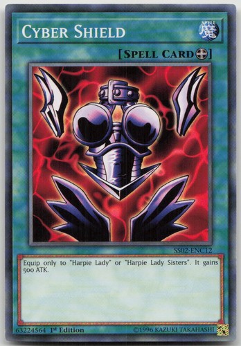 Cyber Shield SS02-ENC12 YuGiOh Speed Duel Starter Decks: Duelists of Tomorrow card