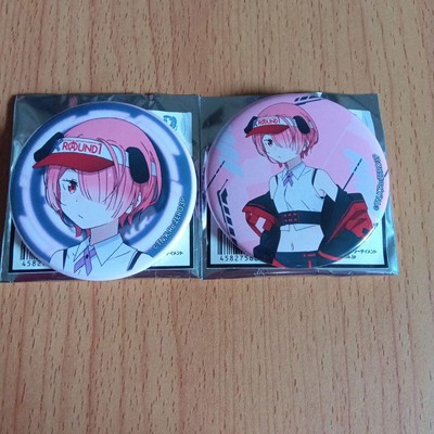 Re zero Ram Can Badge Set of 2 Anime character Animation