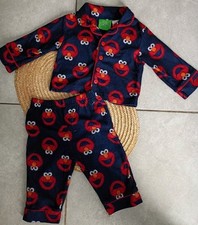 Elmo Pajamas 2 pcs Set Baby Toddler Kid's Boys Girls Sleepwear Sesame Street