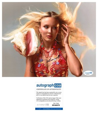 ZARA LARSSON SINGER/MUSICIAN SIGNED AUTOGRAPHED 8X10 PHOTO LUSH LIFE - ACOA COA
