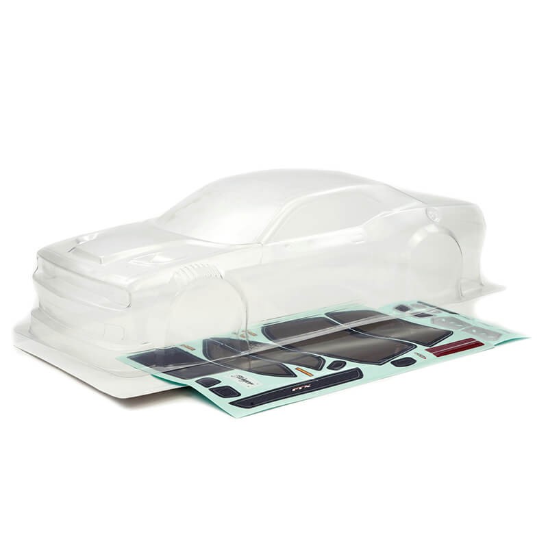 FTX 1/10 Stinger Dodge Challenger Style RC Car Body Shell - Clear