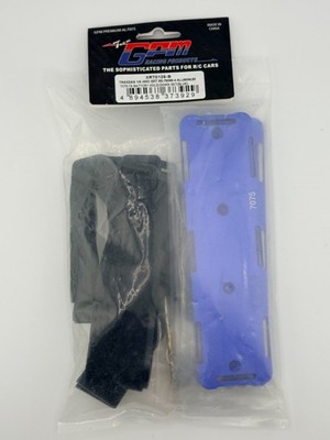 GPM Racing Aluminum 7075-T6 Battery Hold-Down Set Blue for 1/5 XRT