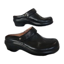 Ariat Santa Cruz Black Leather Slip-On Sling-Back Mules Women?s Size 7.5B 93801