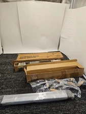 K66SYP3 6.6FT Sliding Barn Wood Door Hardware Track Roller *PICTURED ITEM ONLY