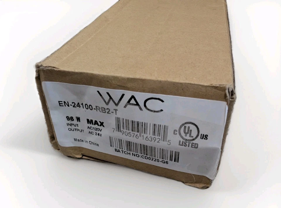 WAC Lighting EN-24100-RB2-T 120V Input 24V Output 100W Remote Enclosed Electr... - Image 2 of 2