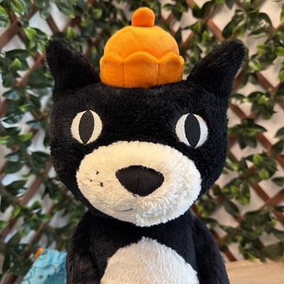 Jellycat Jack Cat Plush Black White Soft Toy Tuxedo Heritage