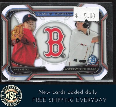 Andrew Benintendi 2015 Bowman Draft Teams of Tomorrow Die Cuts #TDC-1 Red Sox