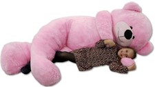 XXL Teddybär Plüsch Kuschel  Teddy Bär Valentinstag Geschenk XL 220 GRAU