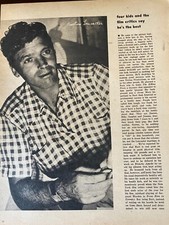 Burt Lancaster, Full Page Vintage Pinup