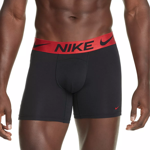 Nike Men's 6" Black/Red Luxe CottonBlend Boxer (1pc) (KE1022011
