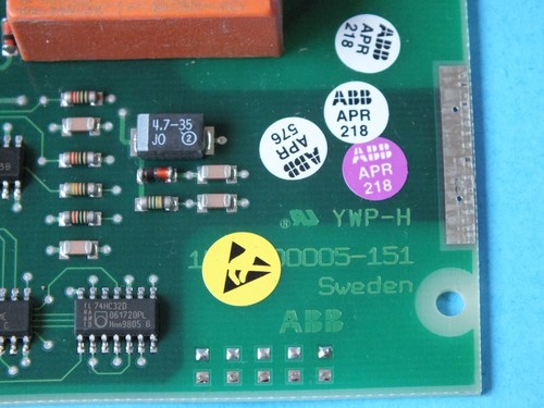 Lot of 1 pcs ABB 1MRK000614-AAr01 (REC561) Board - Picture 6 of 8
