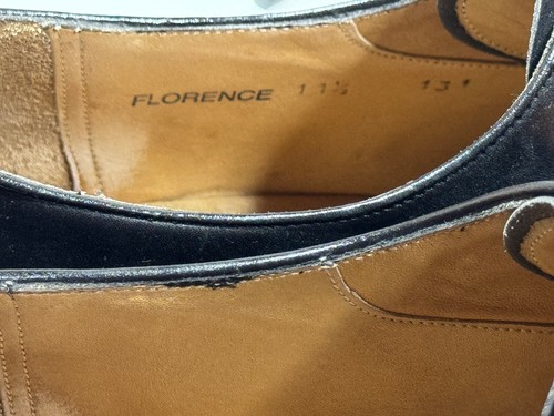 Florence 43521 black Full Brogue mit 4 Loch Derby Schnürung 11 1/2 - Bild 7 von 7