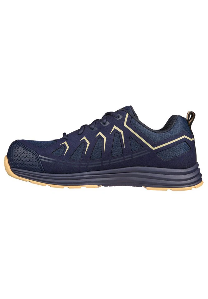 Skechers Chaussures de Travail Sécurité Malad II Homme 200127EC Nvtn Bleu - Photo 2/4
