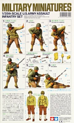 Tamiya 35192 1/35 Scale Military Model Kit WWII U.S Army Assault