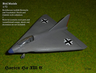 Horten Ho XIII C     1/72 Bird Models Resinbausatz / resin kit