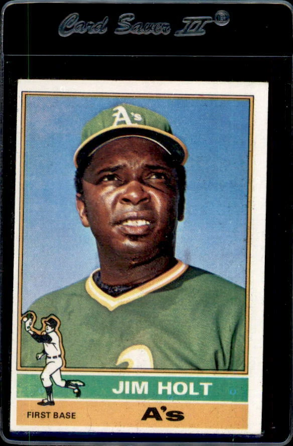 1976 Topps #603 Jim Holt Oakland A's - Nice Card