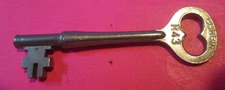 VINTAGE CORBIN SKELETON KEY #R43 MORE KEYS many MORE LISTED HERE