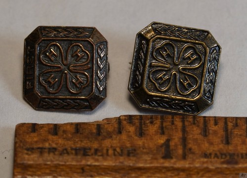 (2) Vintage 4H Lapel Pins Pinbacks 4-H Gold Tone | eBay