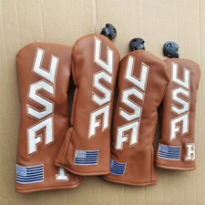 Brown USA Golf Club Headcover Driver /Fairway Wood/ Hybrid Selection 135H Cover
