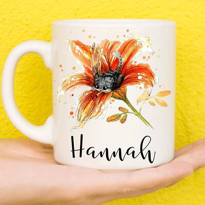 Personalisierte Katze Tasse | Katzengeschenke | Geschenke für Katzenliebhaber | Geburtstagstasse