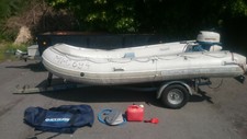 QUICKSILVER 380 BOOT 3,80m mit Außenborder 7,5 PS, führerscheinfrei Schlauchboot