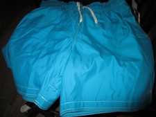 NWT MENS REEBOK SWIM BATHING SUIT TRUNKS / SHORTS - BLUE - LARGE