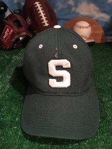 Msu Michigan State University Nike Fitted Hat 7 3 8 Cap See Pictures H16 Ebay