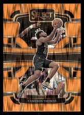 Cameron Thomas 2023-24 Panini Select #6 Orange Flash Prizms Brooklyn Nets