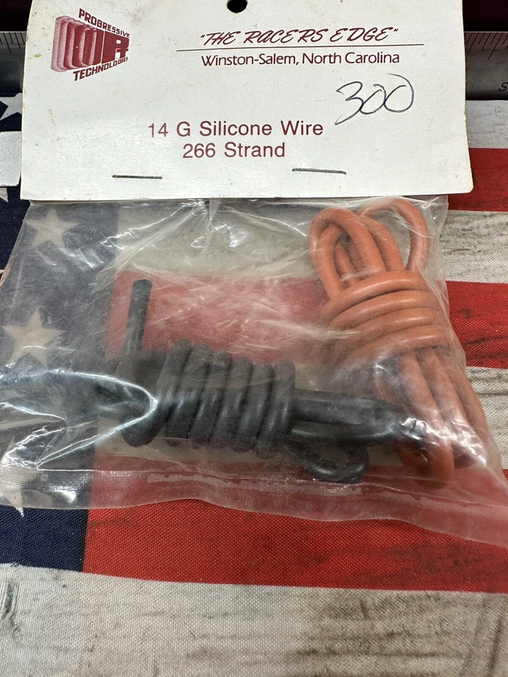 VINTAGE THE RACERS EDGE RC ELECTRICAL WIRE: 14 Gauge Silicone Wire / 266 Strand - Image 2 of 4