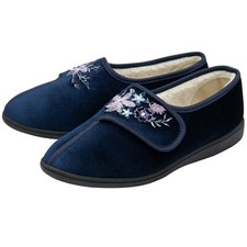 NorthSole Ladies Womens Slippers Slip On Hook & Loop Adjustable