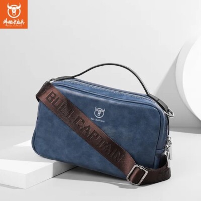 Bull Captain fashionable Genuine  leather men massenger business  and travel bag