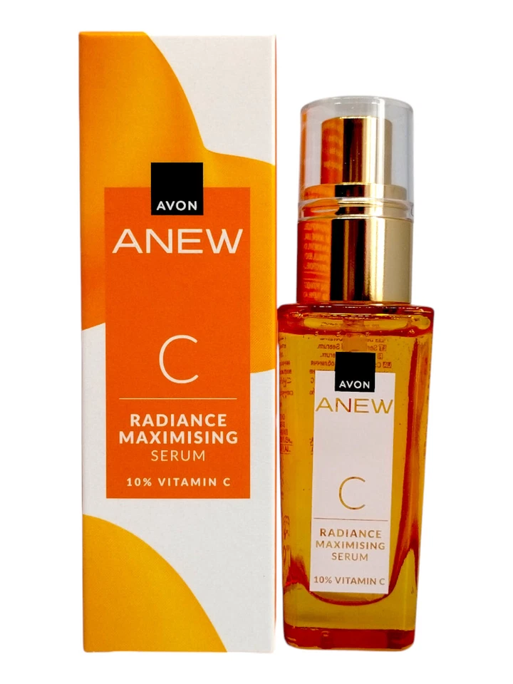 4 x Avon Anew Vitamin C Radiance Maximising nährendes Gesichtsserum 30ml - Bild 2 von 2