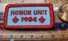 Honor Unit 1984 Embroidered Patch, BSA Boy Scouts Of America Uniform moww 