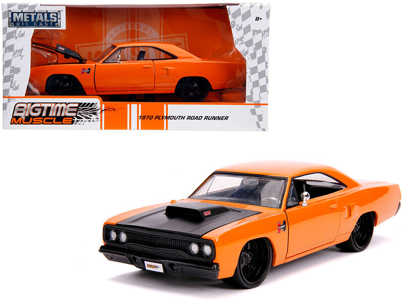 ミニカー BIGTIME MUSCLE 1970 PLYMOUTH ROAD RUNNER Amazon.com: Big Time Muscle 1:24 1970 Plymouth Road Runner