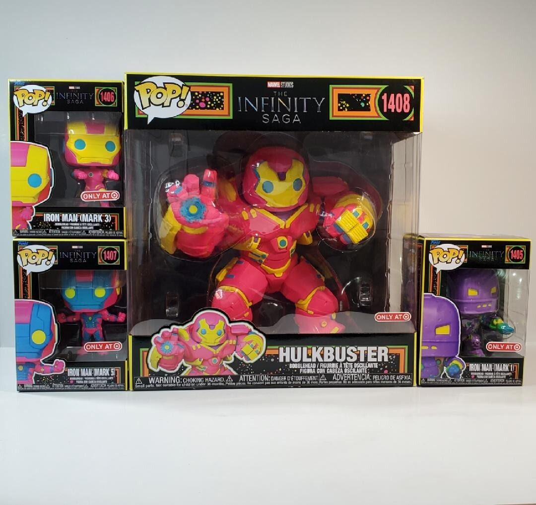 Funko Pop! Marvel Infinity Saga EXCLUSIVE Set #1405-#1408
