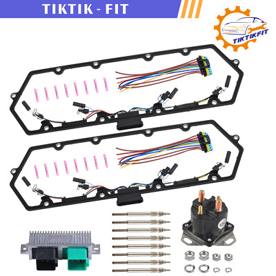 Valve Cover Gasket Harness Controller Relay Glow Plug For 98-03 Ford 7.3L Diesel