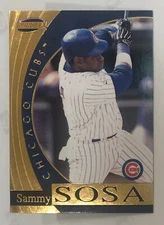 1999 Pacific Invincible - Flash Point - Sammy Sosa - #6 - Chicago Cubs - NrMt