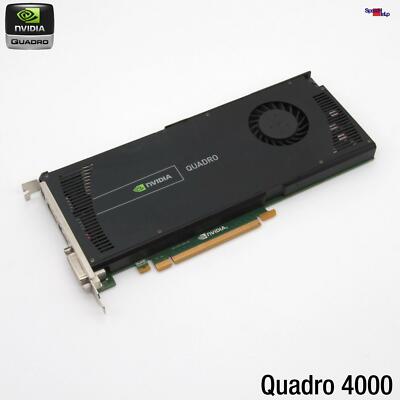 PROFI nVIDIA PCIe QUADRO 4000 GRAFIKKARTE 2GB DDR5 VIDEO CARD DELL CN-06WTYT