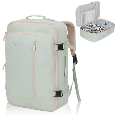 Hynes Eagle Carry on Backpack 38L Large Travel Backpack Women Flight Approved