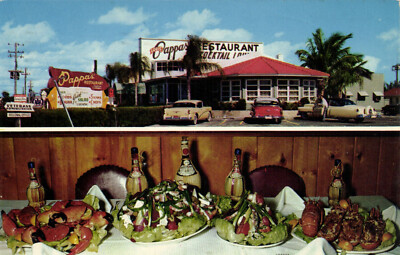 PC US, LOUIS PAPPAS' RESTAURANT, ST. PETERSBURG, FL, MODERN Postcard (b52308)