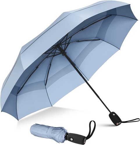 Umbrella Windproof Travel Umbrella - Compact, Light, Automatic, Strong - Picture 58 of 66