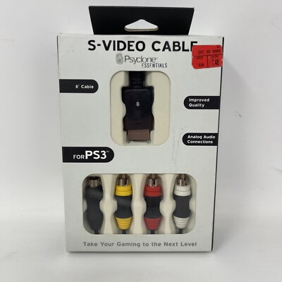PS3 Component Video Cable By Psyclone Essentials. 8  Cable