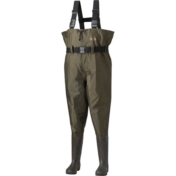 Pro Line Green River Chest Waders Size 9 Boot 100 Waterproof Model